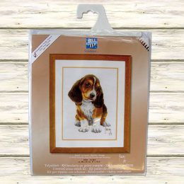 Borduurpakket Basset pup-0