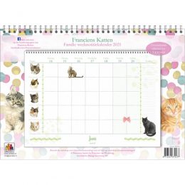 Franciens Katten familieweeknotitiekalender 2021