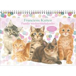 Franciens Katten familieweeknotitiekalender 2021