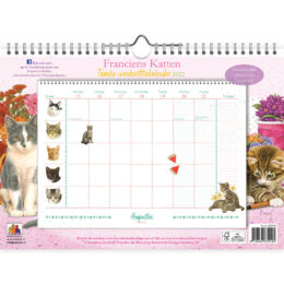 Franciens Katten familieweeknotitiekalender 2022