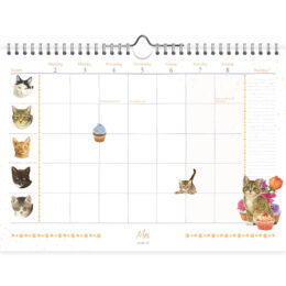 Franciens Katten familieweeknotitiekalender 2022