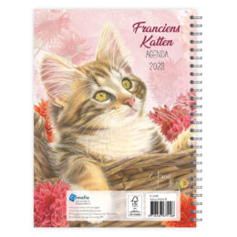 Franciens Katten Klassieke ringband bureau agenda Boskat Kitten FRANCY 2023