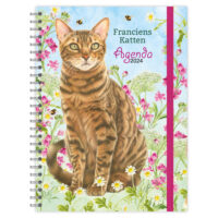 Franciens Katten Ringband Bureau-agenda (zachte kaft) DIESEL 2024