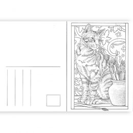 Franciens Katten kleurboek om te versturen