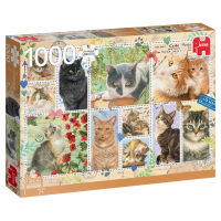 Franciens Katten puzzel ZEGELS