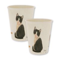 Franciens Cats set of 2 cups (bamboo)