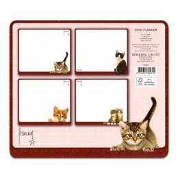 Franciens Katten bureauplanner en notitieblok