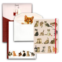 Franciens cats stationery with notebook