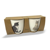 Franciens Katten Set van 2 koffiemokjes