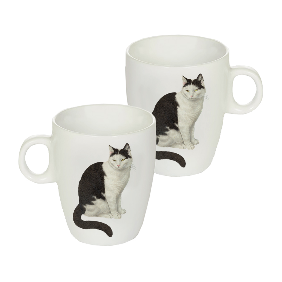 Franciens katten set koffiemokjes