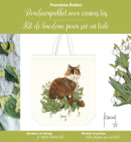 Franciens Katten Borduurpakket voor canvas tas