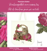 Franciens Katten Borduurpakket voor canvas tas