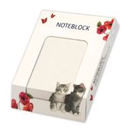 Franciens Katten notitieblok Kittens & Poppies