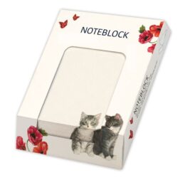 Franciens Katten notitieblok Kittens & Poppies