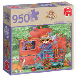 Franciens Katten puzzel MOLLY IN THE CARAVAN