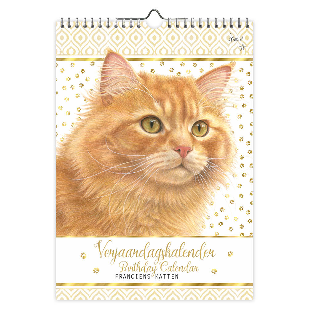 Franciens Katten A4 verjaardagskalender JEROEN