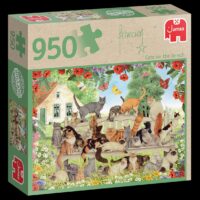 Franciens Katten puzzel CATS ON THE BENCH