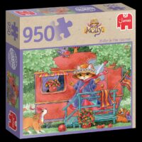 Franciens Katten puzzel MOLLY IN THE CARAVAN