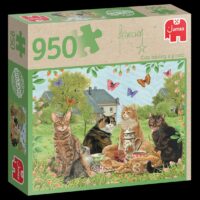 Franciens Katten puzzel CAST HAVING A PICNIC