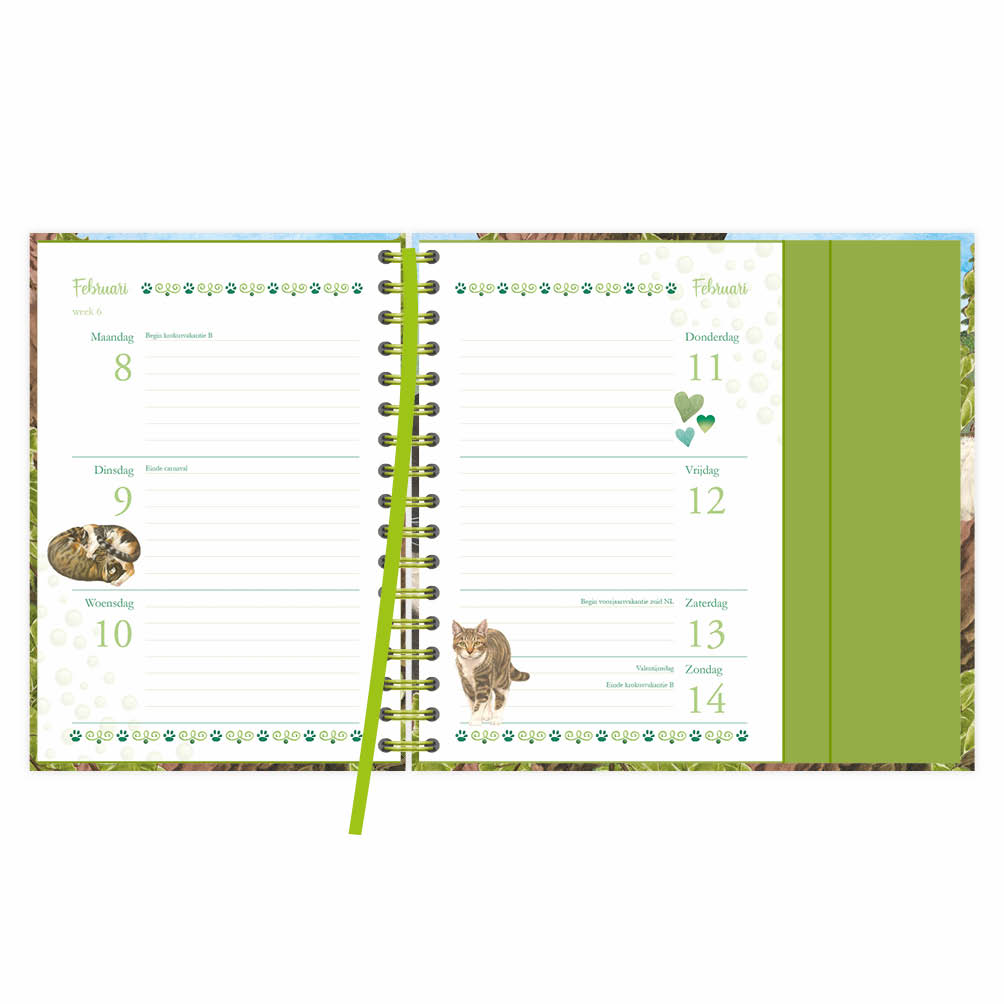 Franciens Katten Luxe spiraalagenda BAILEY 2027 - Afbeelding 2