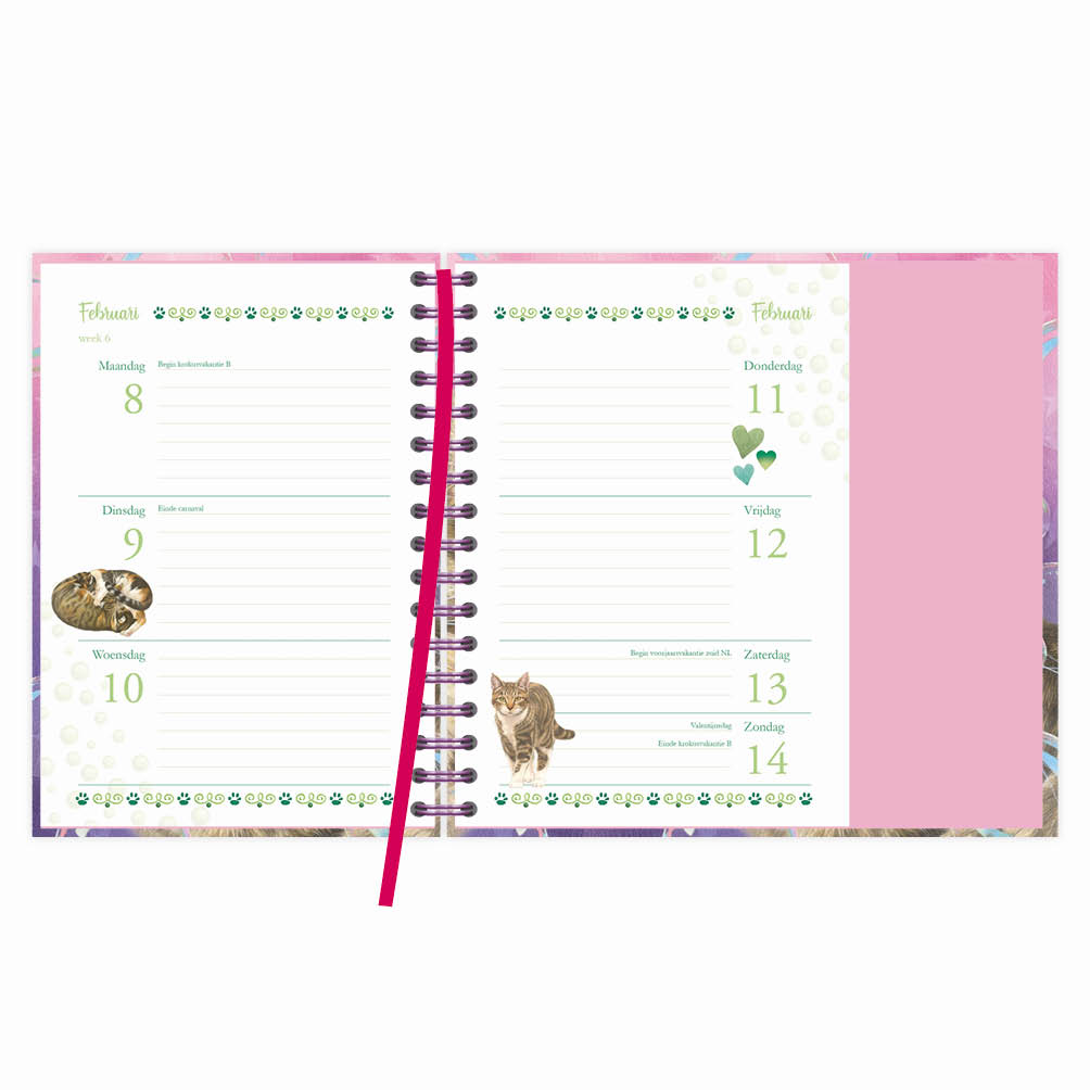 Franciens Katten Luxe spiraalagenda BLITZ 2027 - Afbeelding 2