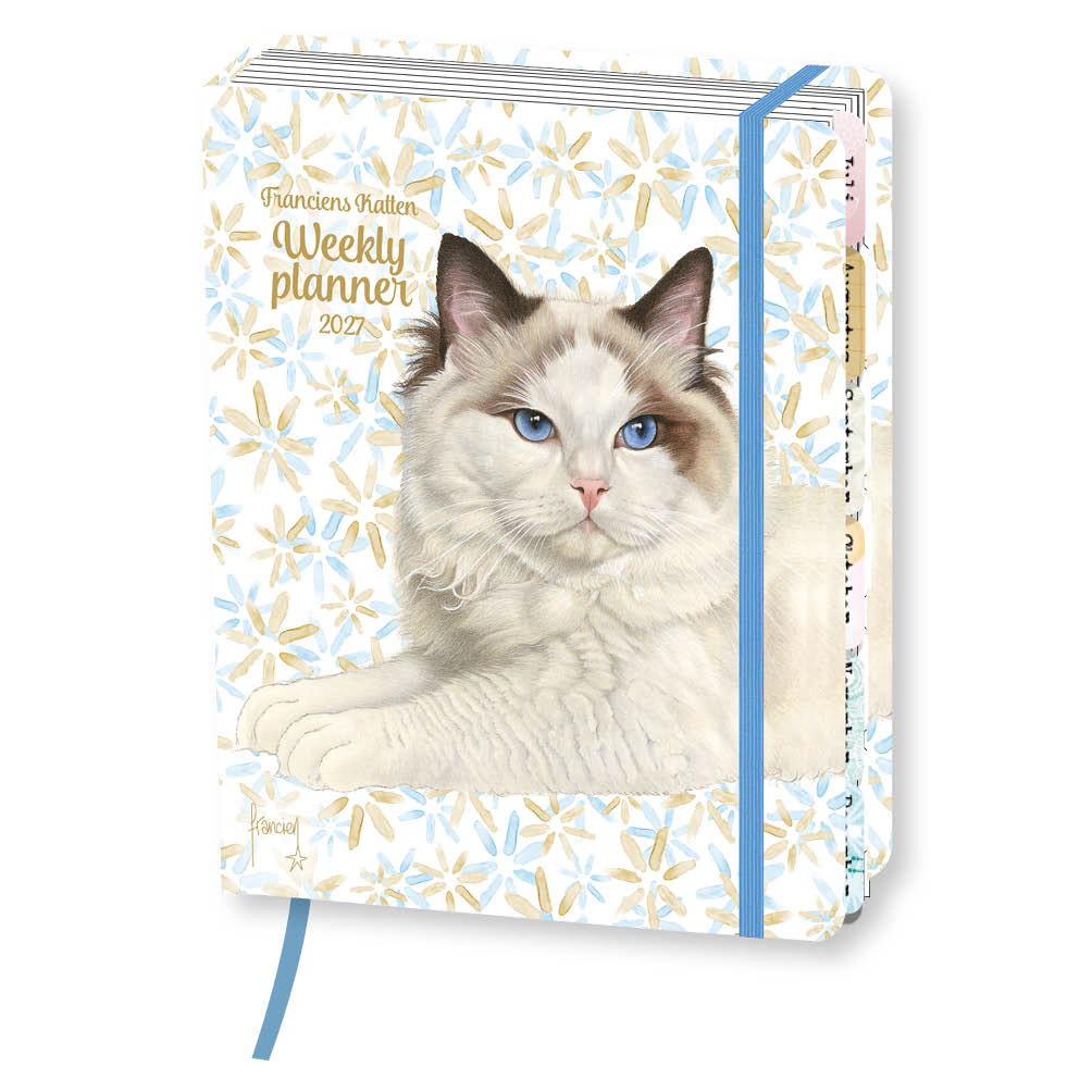 Franciens Katten Luxe weekly planner LIZZY 2027