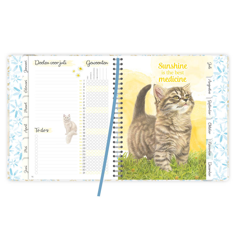 Franciens Katten Luxe weekly planner LIZZY 2027 - Afbeelding 3