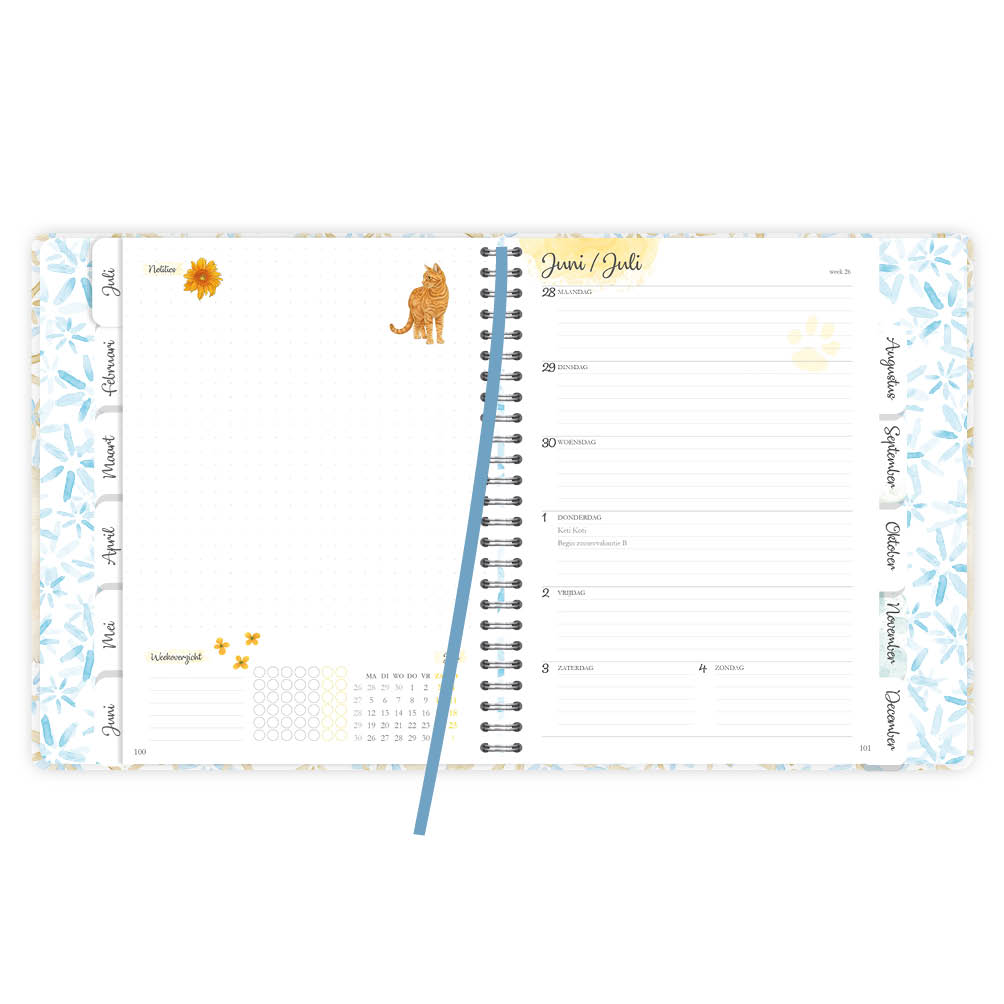 Franciens Katten Luxe weekly planner LIZZY 2027 - Afbeelding 5