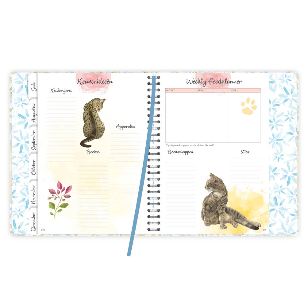 Franciens Katten Luxe weekly planner LIZZY 2027 - Afbeelding 6