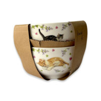 Franciens Katten Set van 2 schaaltjes KATTENKRUID