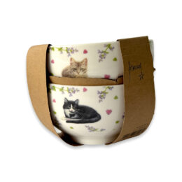 Franciens Katten Set van 2 schaaltjes KATTENKRUID