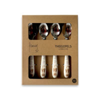 Franciens Katten Set van 4 lepetjes KATTENKRUID